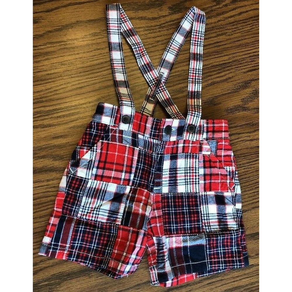 Gymboree Americana Patchwork Shorts 6-12 Months